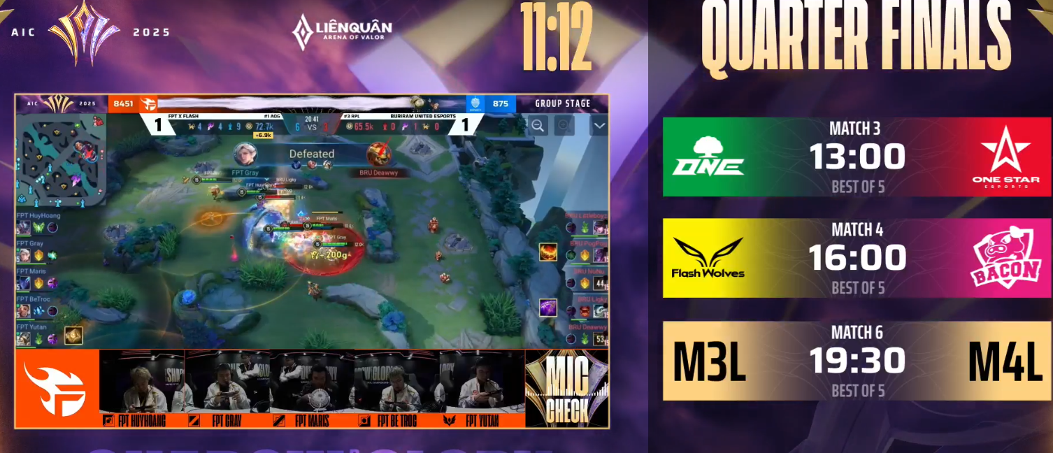 Trực tiếp aic 2025 28/11